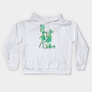 Happily Ever After-Green Kids Hoodie